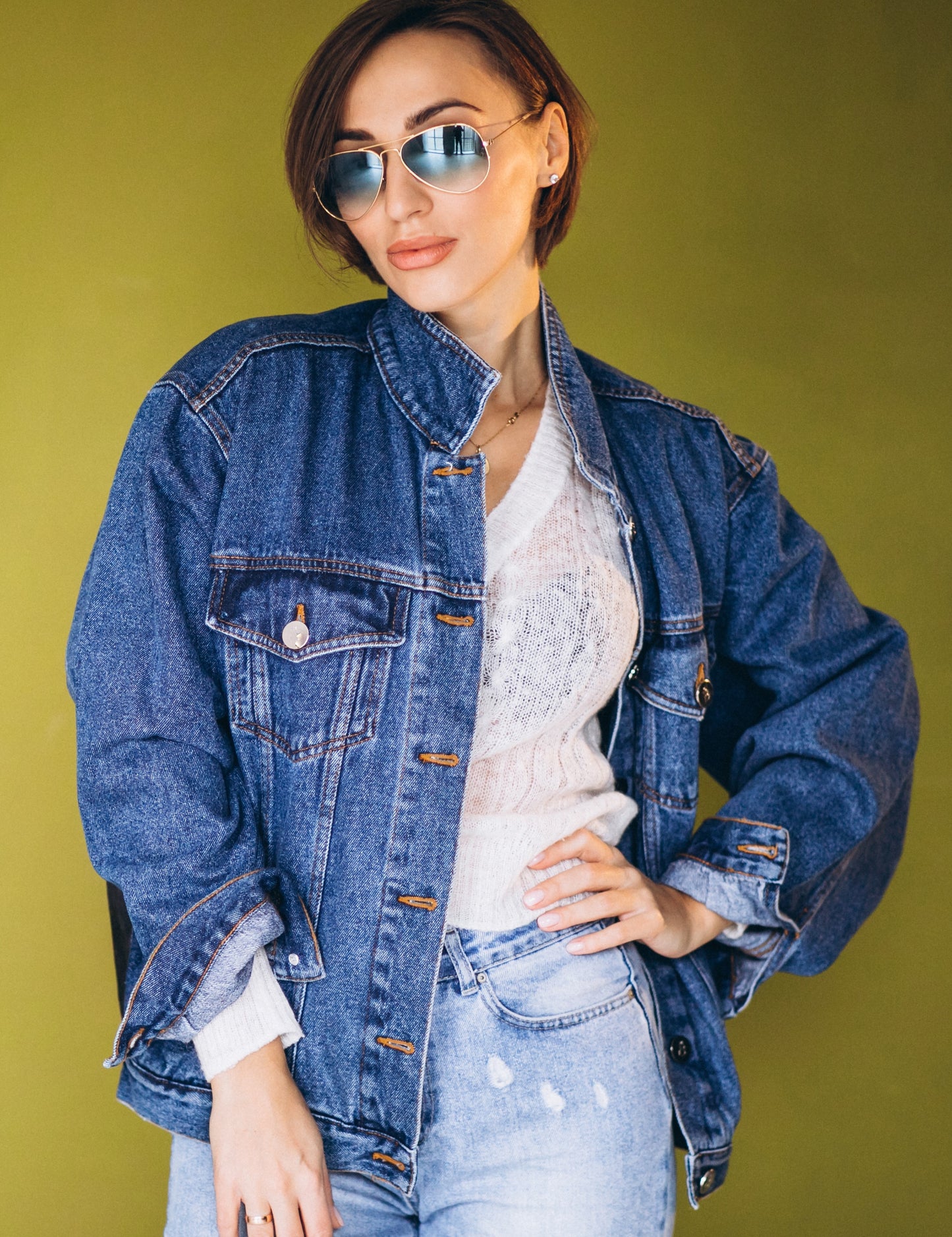 H&N's Girl's Classic Denim Jacket