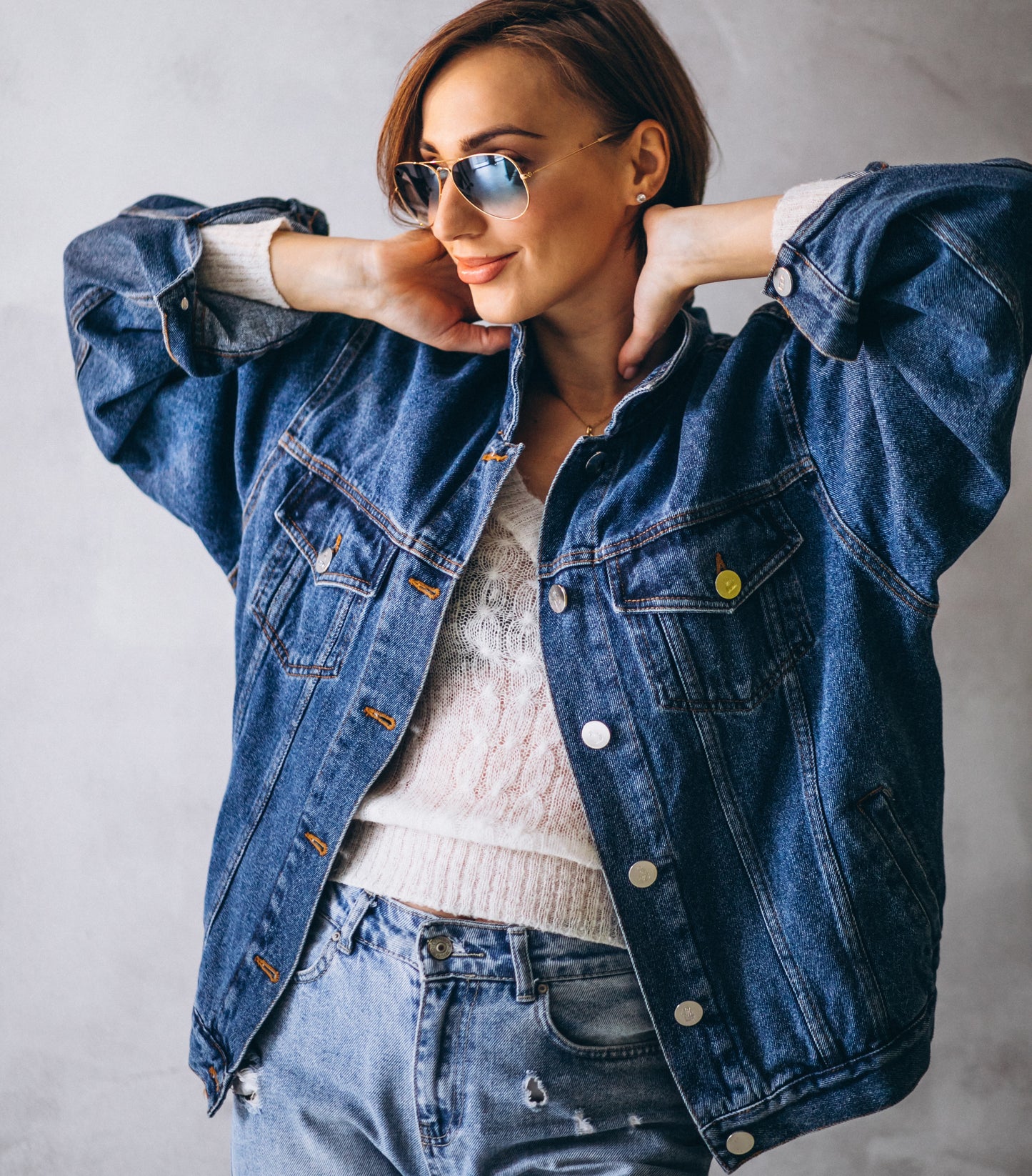 H&N's Girl's Classic Denim Jacket