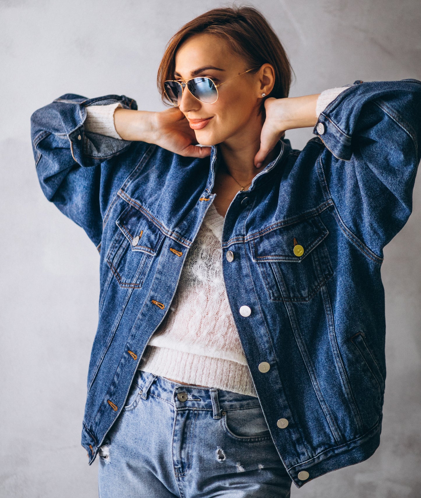 H&N's Girl's Classic Denim Jacket